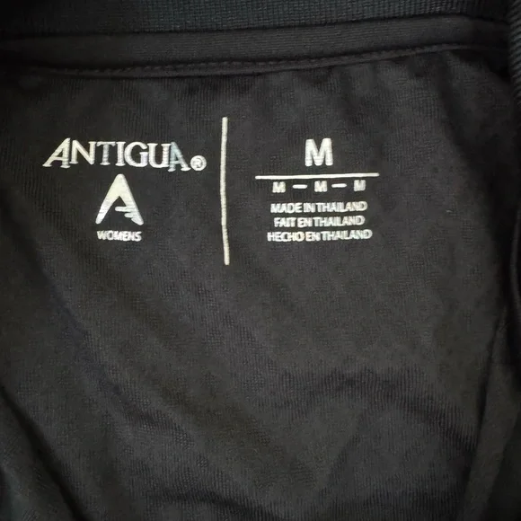 Antigua Women's Black Sleeveless golf Top - Picture 3 of 5